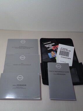2024 NISSAN ARMADA / Owner's Manual / User Guide / OEM / With Cover